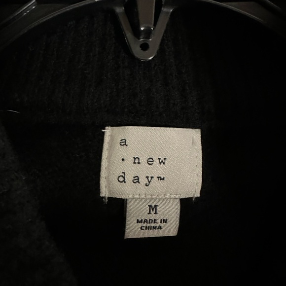 a new day Black 'Bonjour' Cowl Neck Sweater - Picture 3 of 5